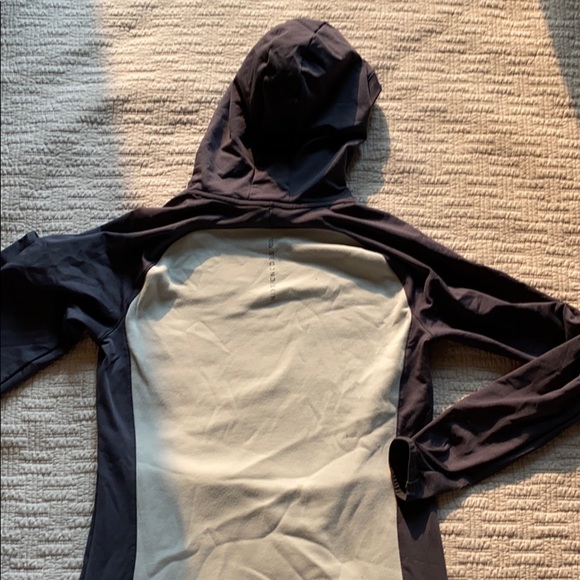 White and Grey Workout Sweatshirt - Picture 3 of 3